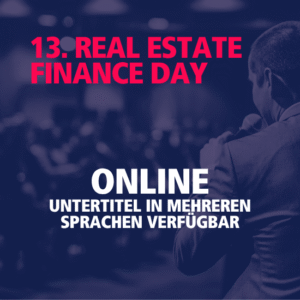 ONLINE TICKET für den 13. REAL ESTATE FINANCE DAY (19. November 2026)