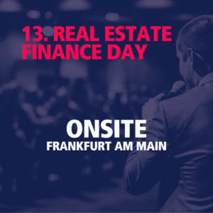 ONSITE TICKET für den 13. REAL ESTATE FINANCE DAY (19. November 2026)